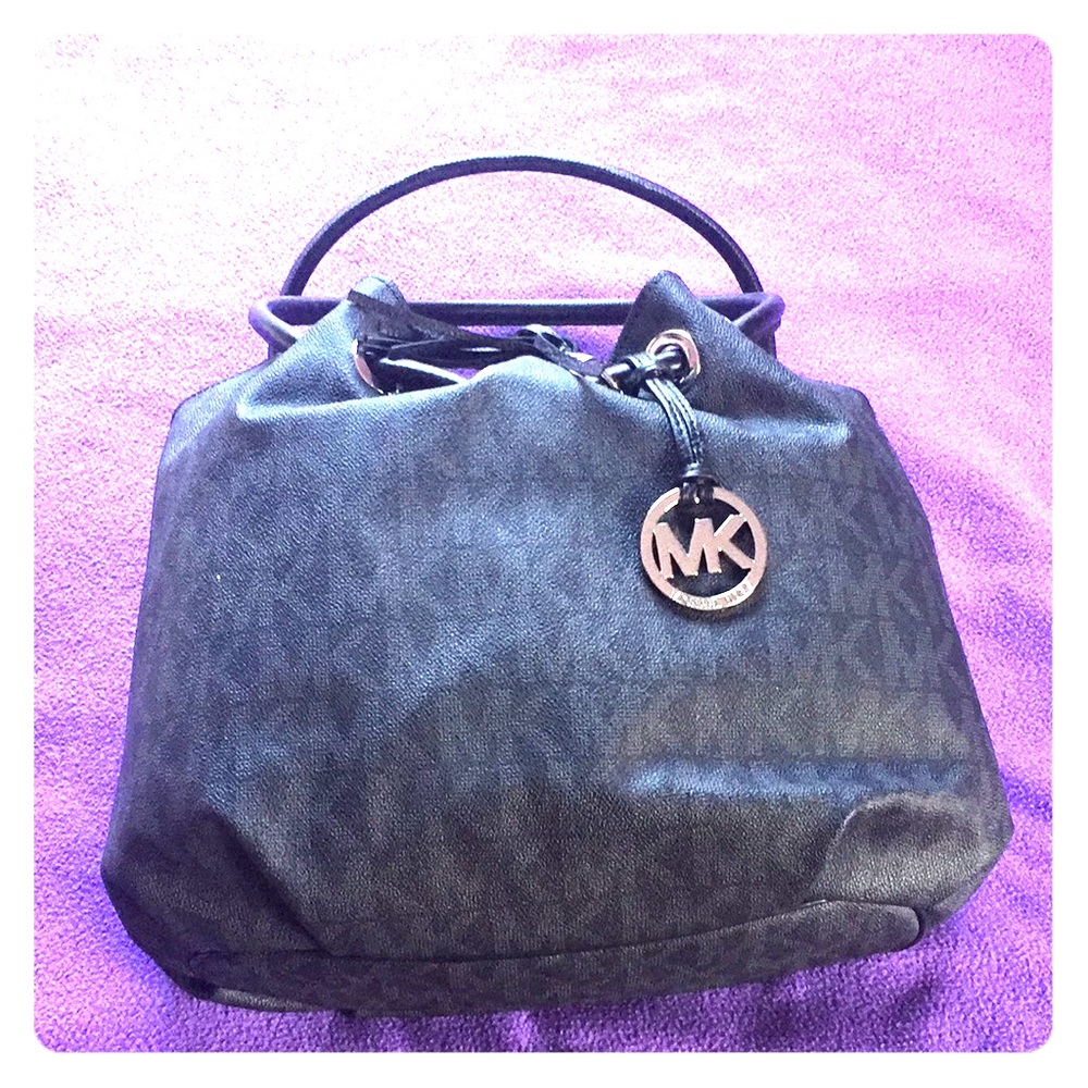 Michael Kors Black Logo Tote